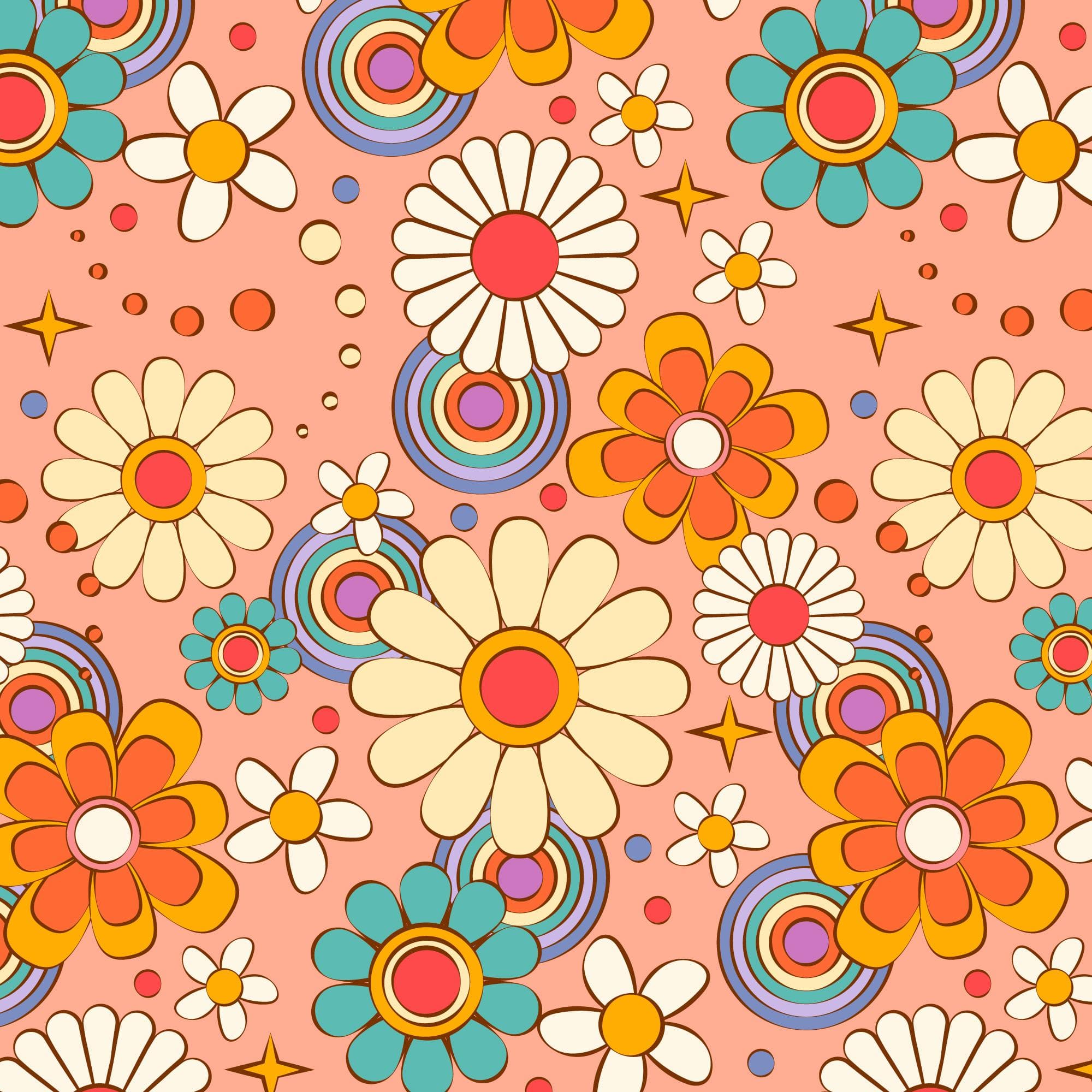 Playful, colorful pattern background